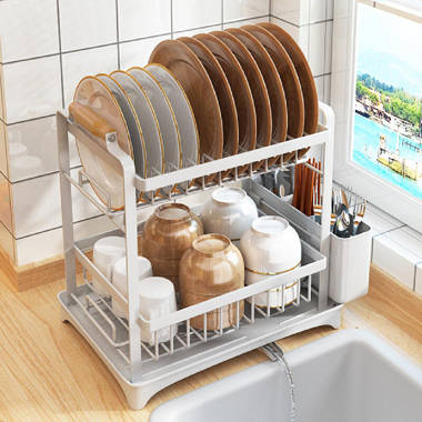 Stainless Steel 2 Tier Dish Rack